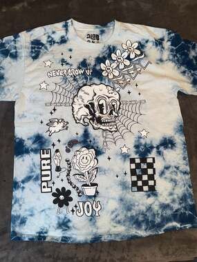 A-Lab Never Grow Up Pure Joy Graphic T-Shirt Size L
